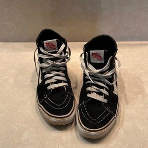 Vans off the wall black/white high tops